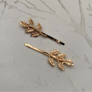 Golden Leaves Hairpin Set• Stainless steel